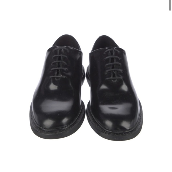 Cos Black Leather Classic Oxford Shoes in Size 36 EU/5.5/6 US - Picture 1 of 8